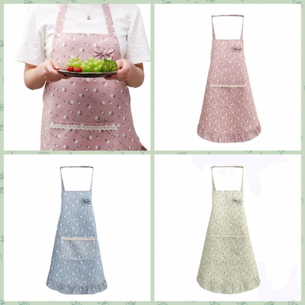 Oil-proof Small Floral Apron With Pockets Kitchen Apron Adjustable Flounce Apron Household
Oil-proof Small Floral Apron With Pockets Kitchen Apron Adjustable Flounce Apron Household