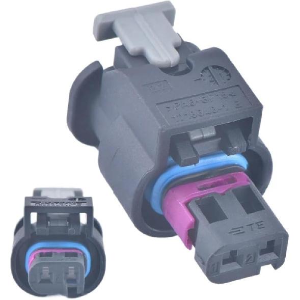 2 Pin Auto Connector Plug 11G 973 702, Compatible with 3-1718647-2, 1718648-1, 004302440800, 742p05533, Type A, Plastic, Replacement Parts, 2 Poles, 1 set female
2 Pin Auto Connector Plug 11G 973 702, Compatible with 3-1718647-2, 1718648-1, 004302440800, 742p05533, Type A, Plastic, Replacement Parts, 2 Poles, 1 set female
