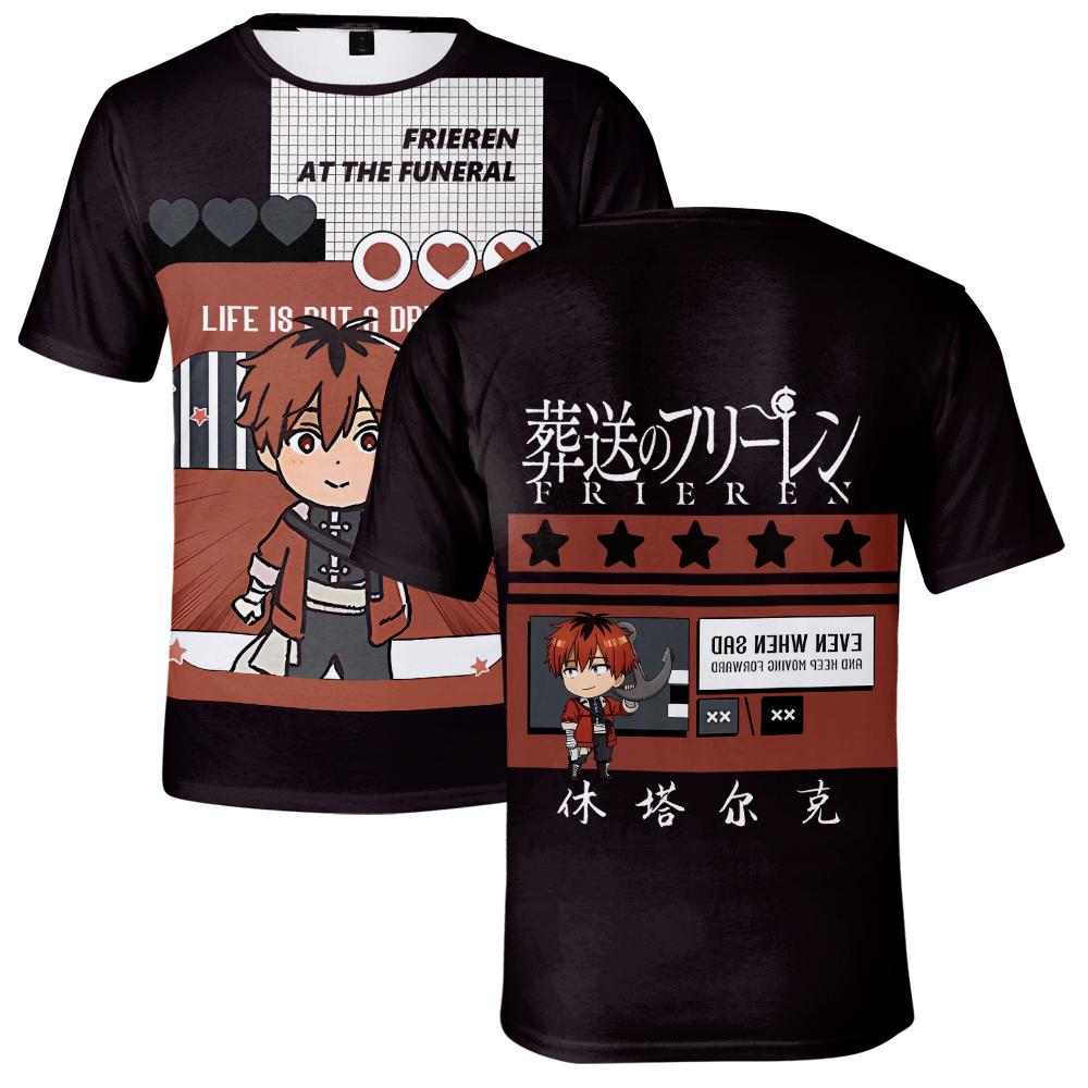 Anime Frieren: Beyond Journey s End Tshirt Summer Short Sleeve Tee Shirt Graphic T Shirt Fitness Tops
Anime Frieren: Beyond Journey s End Tshirt Summer Short Sleeve Tee Shirt Graphic T Shirt Fitness Tops