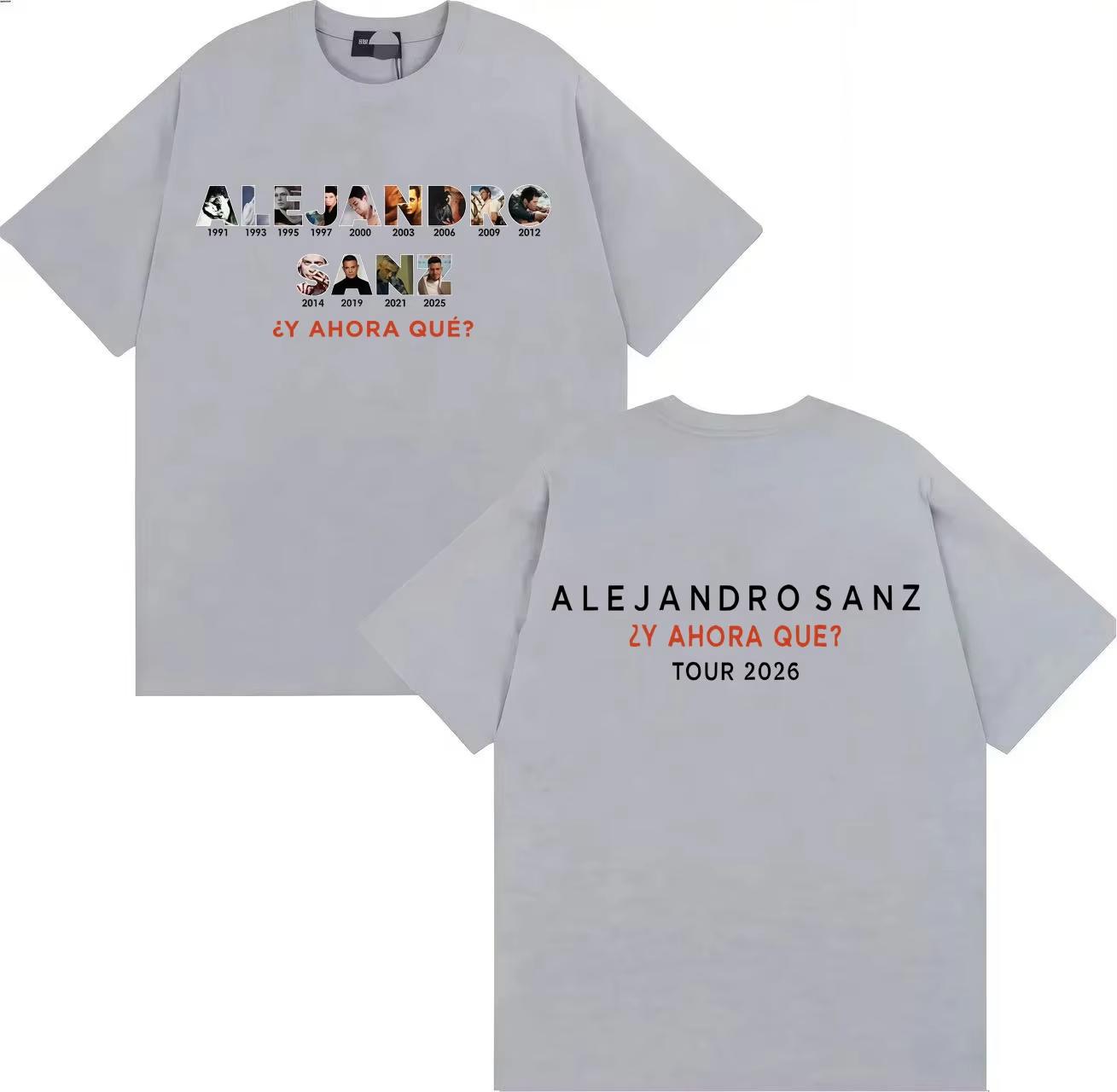 Trendy Graphic Tops Singer Alejandro Sanz 2026 Spring summer Print Tee AestheticTshrit Mens Women Tees Casual Short Sleeve 4XL
Trendy Graphic Tops Singer Alejandro Sanz 2026 Spring summer Print Tee AestheticTshrit Mens Women Tees Casual Short Sleeve 4XL