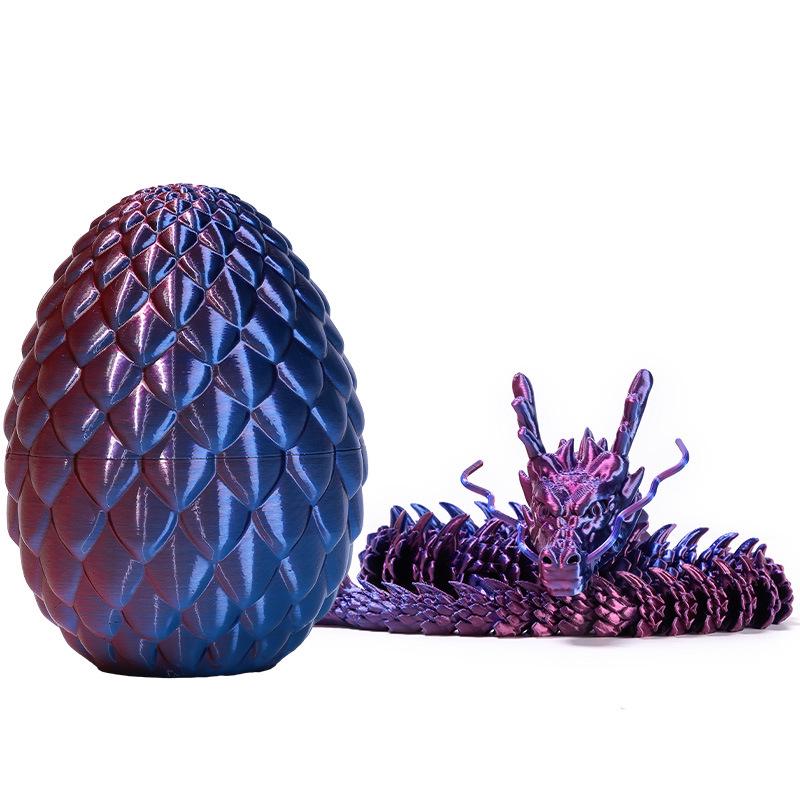 Модель яйца китайского дракона, напечатанная на 3D-принтере: Шарнирная фигурка дракона и подарок на День защиты детей
Модель яйца китайского дракона, напечатанная на 3D-принтере: Шарнирная фигурка дракона и подарок на День защиты детей