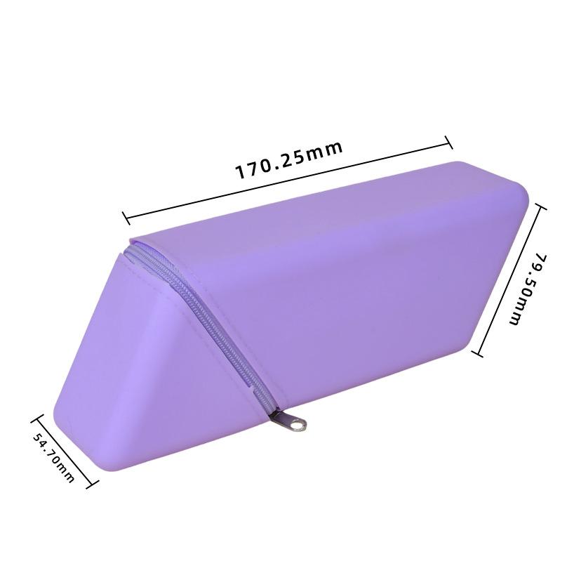 Silicone Desktop Dual-purpose Student Simple Pencil Bag Diamond Zipper Silicone Stationery Storage Bag Stationery Pen Bag фиолетовый
Silicone Desktop Dual-purpose Student Simple Pencil Bag Diamond Zipper Silicone Stationery Storage Bag Stationery Pen Bag фиолетовый