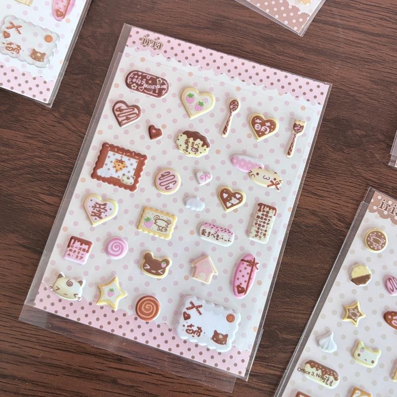 1/4Pcs Kawaii Cream Cake Cookies 3D Foam Stickers For Journal Scrapbook Stationery Decor Cute Y2K Sweetheart Dessert Stickers A3
1/4Pcs Kawaii Cream Cake Cookies 3D Foam Stickers For Journal Scrapbook Stationery Decor Cute Y2K Sweetheart Dessert Stickers A3