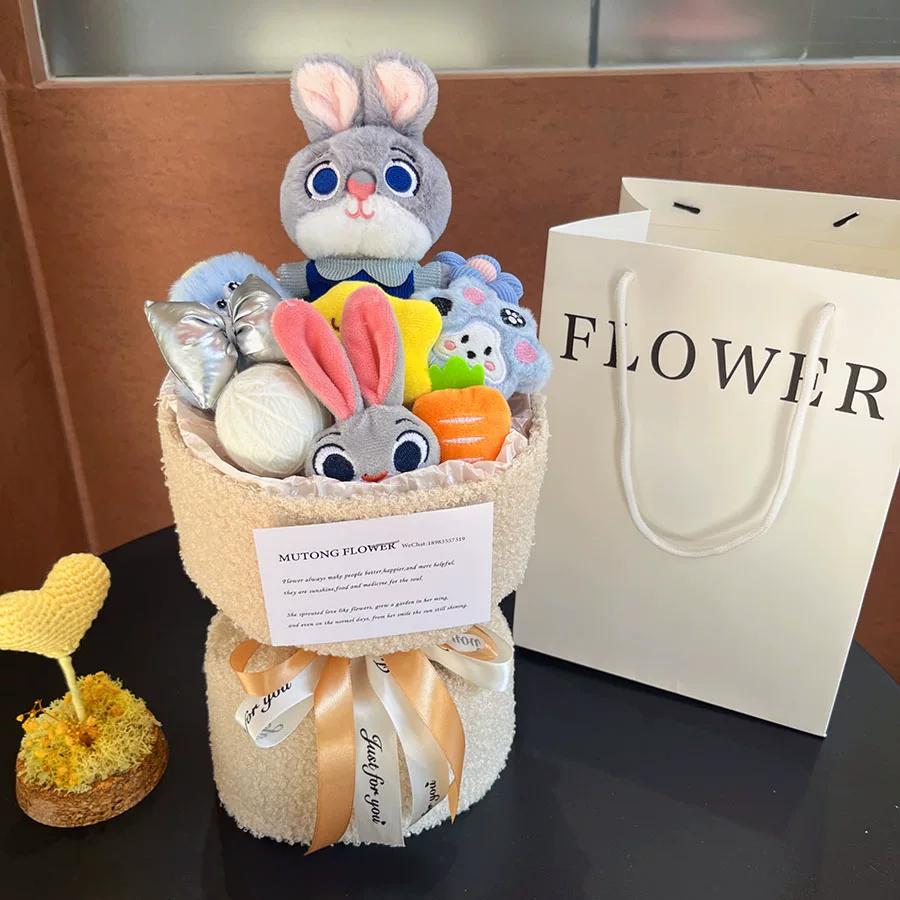 Zootopia Judy Plush Doll Bouquet Girls Birthday Gift Giving Boyfriend Holiday Decoration Kawaii Student Christmas gifts Cuddly Stuffed Fluffy Huggable
Zootopia Judy Plush Doll Bouquet Girls Birthday Gift Giving Boyfriend Holiday Decoration Kawaii Student Christmas gifts Cuddly Stuffed Fluffy Huggable
