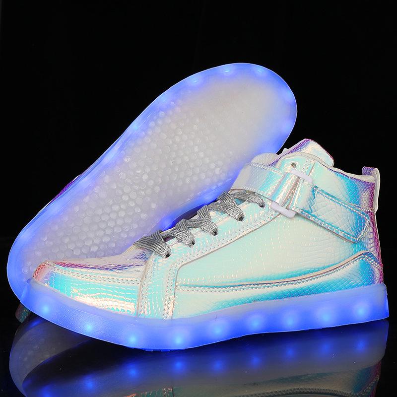 Spring/Summer Unisex Casual High-Top Light-Up Shoes - Fashion Luminous Dazzling Mirror Trendy Sneakers 40
Spring/Summer Unisex Casual High-Top Light-Up Shoes - Fashion Luminous Dazzling Mirror Trendy Sneakers 40