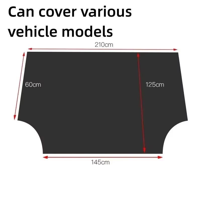 Car Windshield Sun Shade Cover Magnetic Waterproof Snow Protector Front Windscreen Cover Automobile Sunshade Weather Protection чёрный
Car Windshield Sun Shade Cover Magnetic Waterproof Snow Protector Front Windscreen Cover Automobile Sunshade Weather Protection чёрный