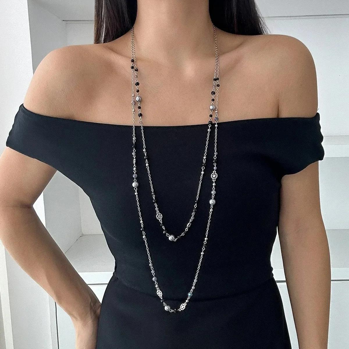 Trendy Minimalist Long Teardrop Charm Pendant Necklace for Women Autumn Winter Sweater Chain Fashion Accessory Jewelry Gift
Trendy Minimalist Long Teardrop Charm Pendant Necklace for Women Autumn Winter Sweater Chain Fashion Accessory Jewelry Gift