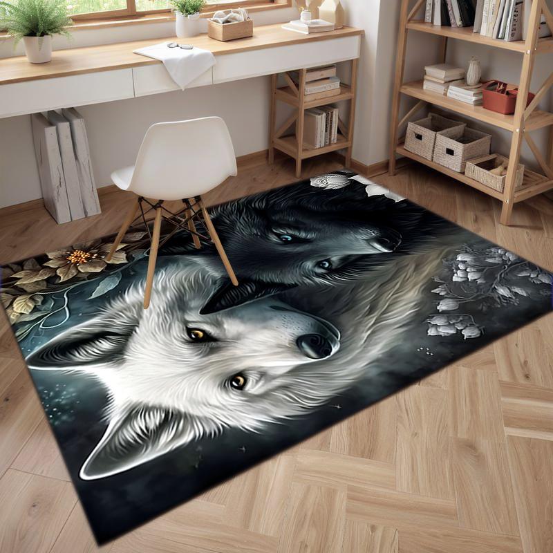 1Pc wolf theme Printed circular carpet, home door mat, outdoor travel protection carpet B2 40x60cm( 15x23in )
1Pc wolf theme Printed circular carpet, home door mat, outdoor travel protection carpet B2 40x60cm( 15x23in )