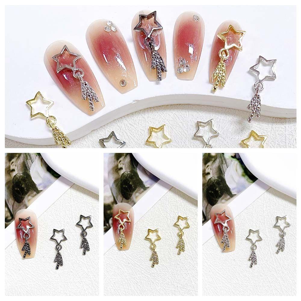 5Pcs/set Manicure Ornaments Tassel Stars Nail Rhinestones Tassel Stars Nail Accessories Nail Salon
5Pcs/set Manicure Ornaments Tassel Stars Nail Rhinestones Tassel Stars Nail Accessories Nail Salon