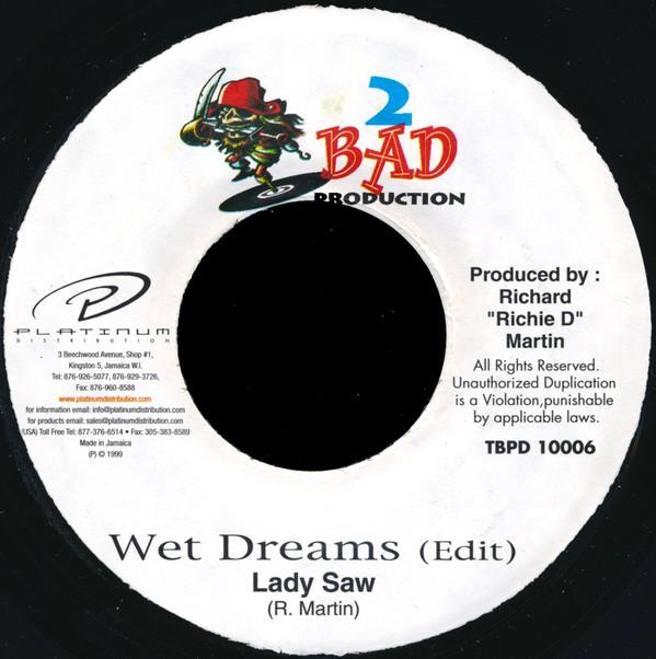 7-дюймовая пластинка LADY SAW - Wet Dreams TBPD10006 2 Bad Productio 1999 Ямайка Регги, Ска и Даб Б/У
7-дюймовая пластинка LADY SAW - Wet Dreams TBPD10006 2 Bad Productio 1999 Ямайка Регги, Ска и Даб Б/У