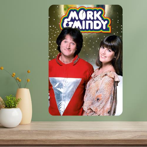 Mork Mindy Classic TV Show Metal Poster Sign 20x30cm(7.8x11.8inch)
Mork Mindy Classic TV Show Metal Poster Sign 20x30cm(7.8x11.8inch)