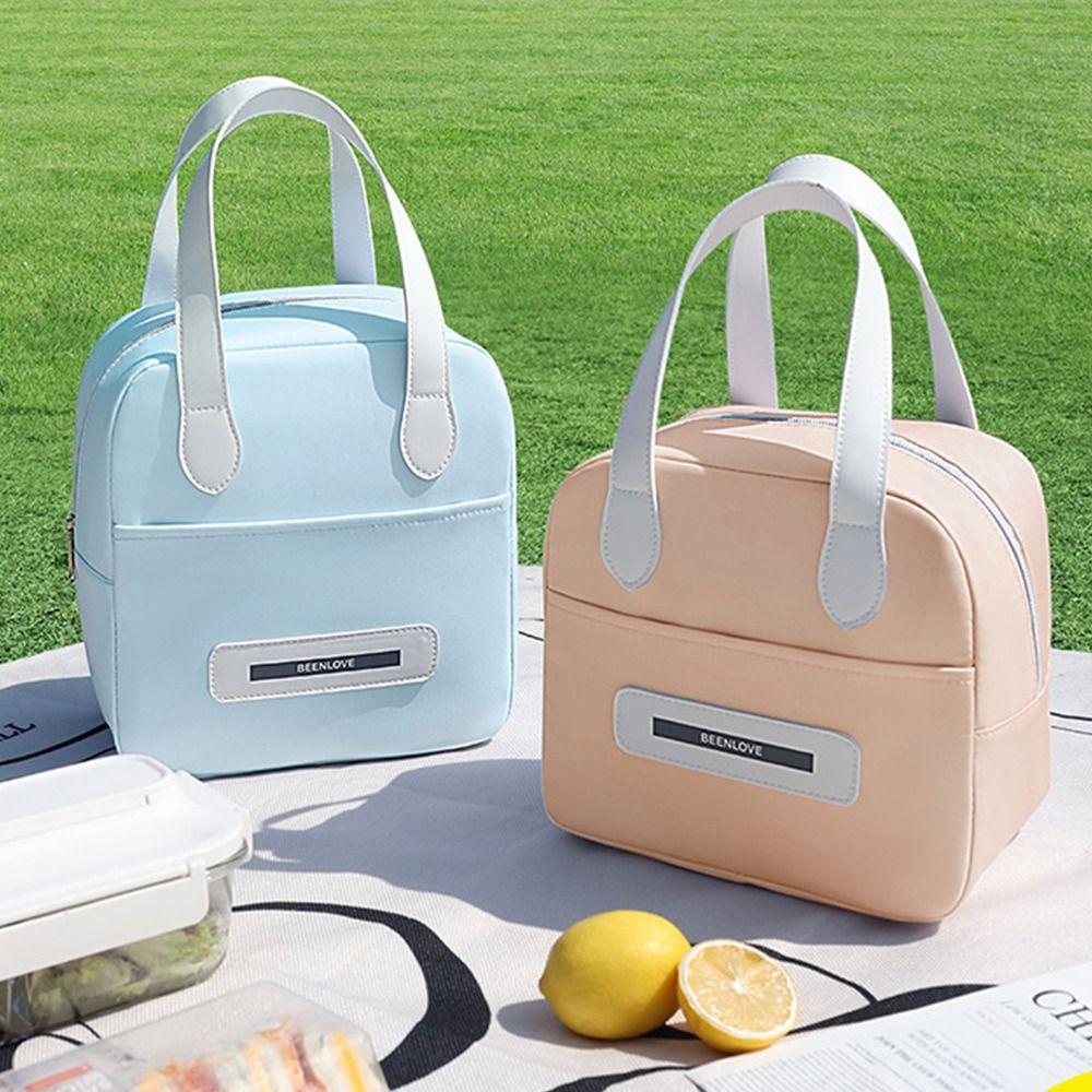 Portable Lunch Box Bag Large Capacity Thermal Lunch Pouch Fashion Insulated Cooler Bags Travel Blue-S
Portable Lunch Box Bag Large Capacity Thermal Lunch Pouch Fashion Insulated Cooler Bags Travel Blue-S