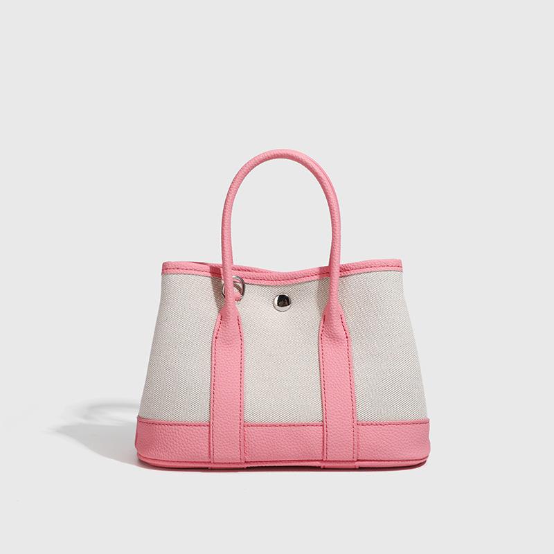 Small Contrast Color Splicing Garden Bag Premium Sense Portable Canvas Bag Women S Shoulder Crossbody Tote Bag 24*11*16
Small Contrast Color Splicing Garden Bag Premium Sense Portable Canvas Bag Women S Shoulder Crossbody Tote Bag 24*11*16