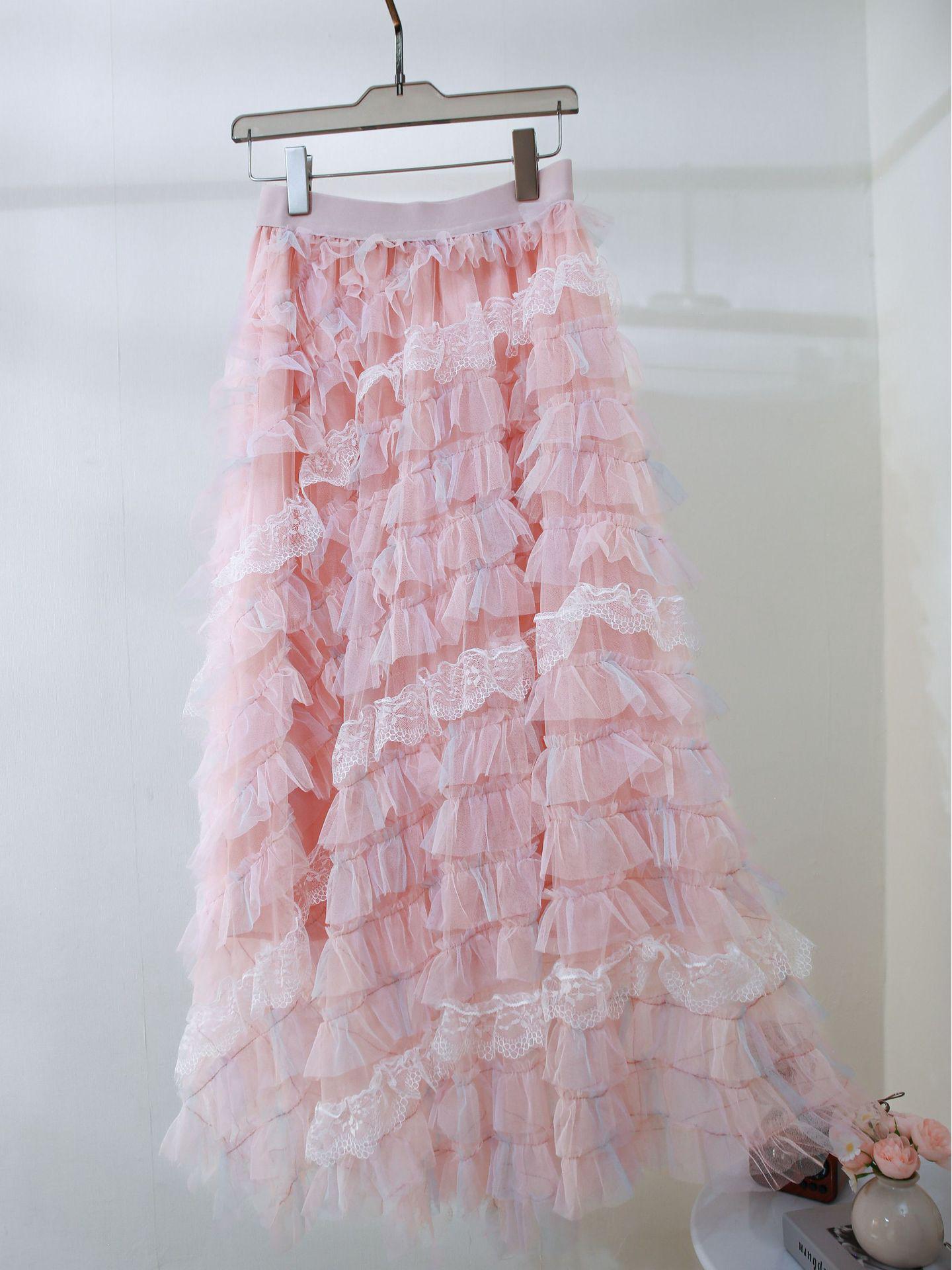 Retro Gradient Tie-dye Midi Mesh Tulle A-line Skirt One Size рожевий
Retro Gradient Tie-dye Midi Mesh Tulle A-line Skirt One Size рожевий