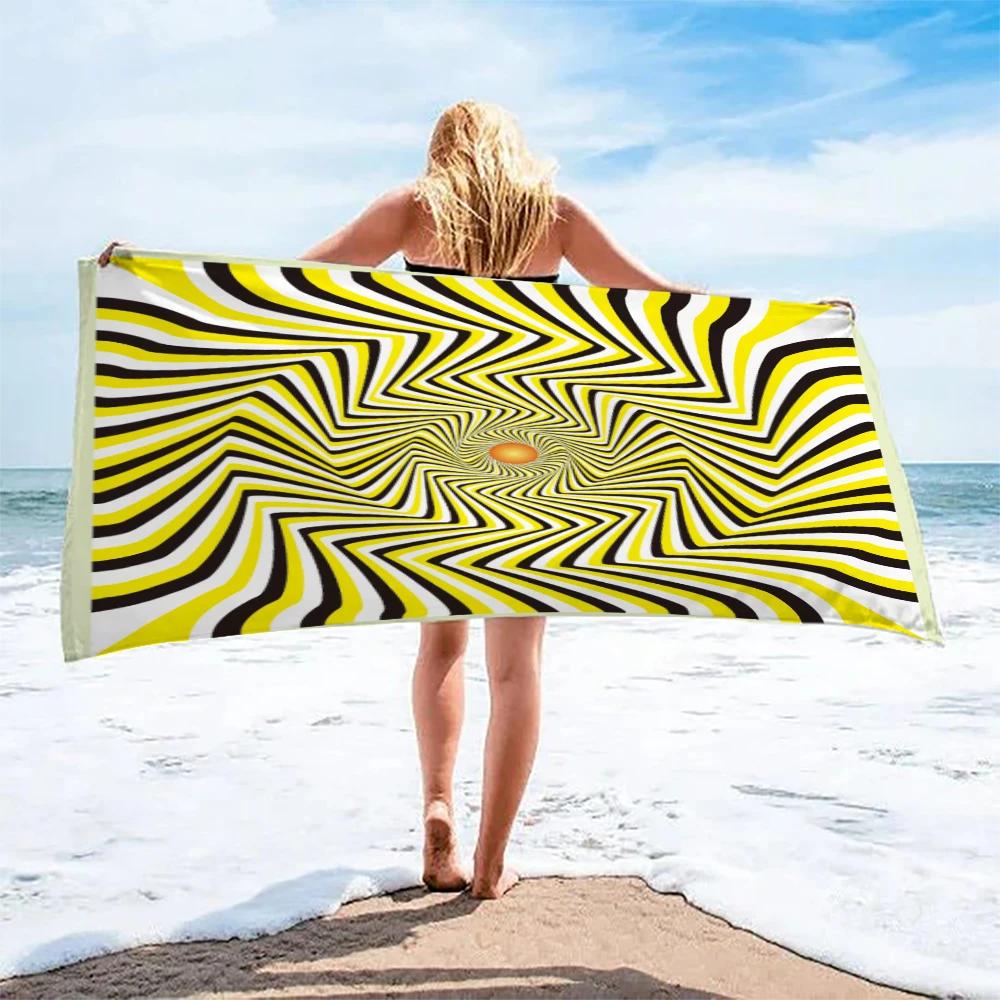 3D Vortex Illusion Microfiber Printed Beach Towel Mountain Climbing Yoga Beach Swimming Running Absorbent Soft Towel W30*H60(CM)
3D Vortex Illusion Microfiber Printed Beach Towel Mountain Climbing Yoga Beach Swimming Running Absorbent Soft Towel W30*H60(CM)
