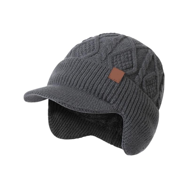 Men s Warmth Knit Cap with Thickened Liner EarFlaps Winter Warmth Baseball Hat for Skiing Mountaineering Daily Commute серый
Men s Warmth Knit Cap with Thickened Liner EarFlaps Winter Warmth Baseball Hat for Skiing Mountaineering Daily Commute серый