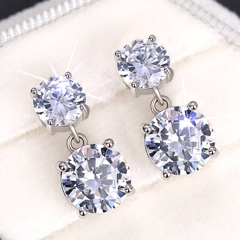 Huitan Women Drop Earrings Simple Versatile Style Daily Party Accessories Inlaid Bright Round CZ Trendy Zircon for Lady Wedding
Huitan Women Drop Earrings Simple Versatile Style Daily Party Accessories Inlaid Bright Round CZ Trendy Zircon for Lady Wedding