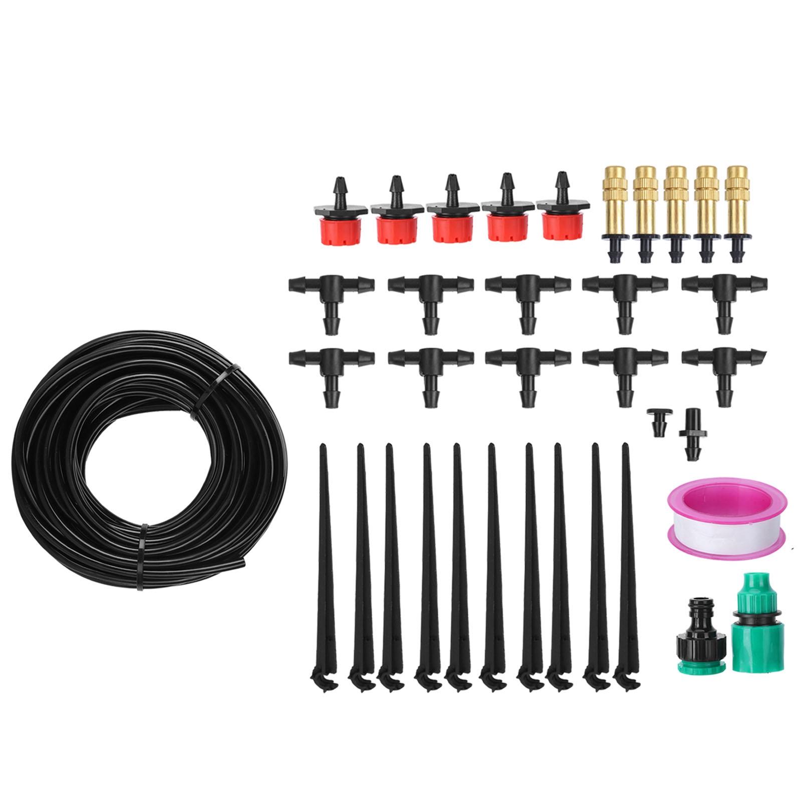 10m Micro Automatic Drip Irrigation Kit Watering Sprayer Nozzle System for Garden Greenhouse
10m Micro Automatic Drip Irrigation Kit Watering Sprayer Nozzle System for Garden Greenhouse