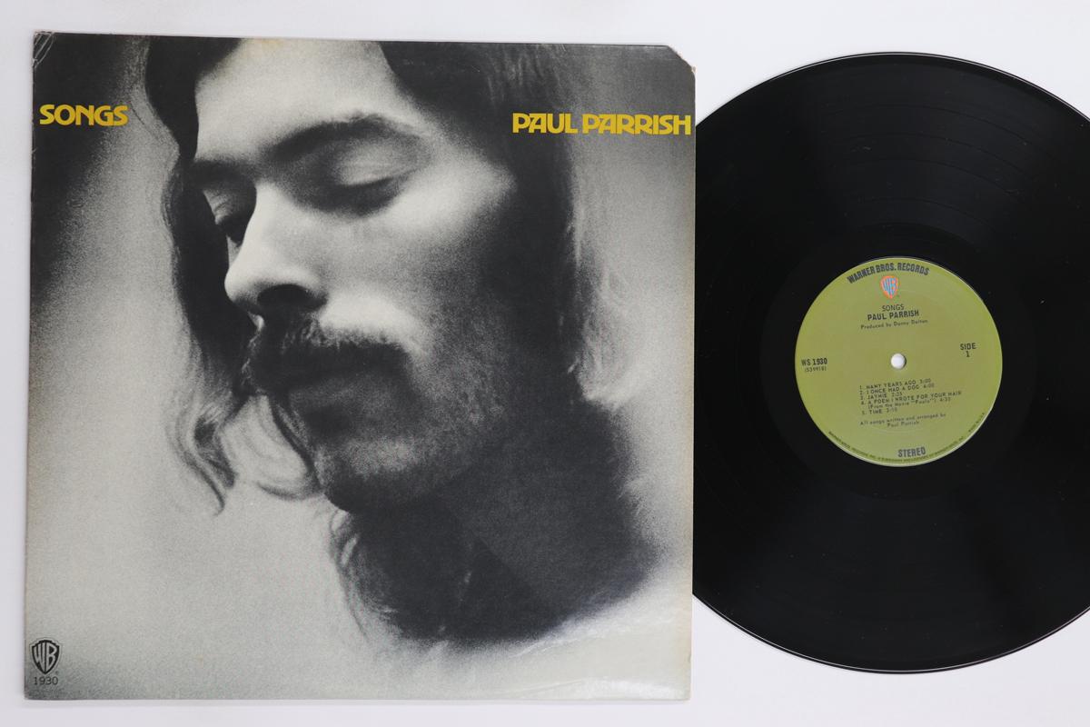 LP Record PAUL PARRISH - Songs WS1930 WARNER BROS 1971 US Rock Used
LP Record PAUL PARRISH - Songs WS1930 WARNER BROS 1971 US Rock Used