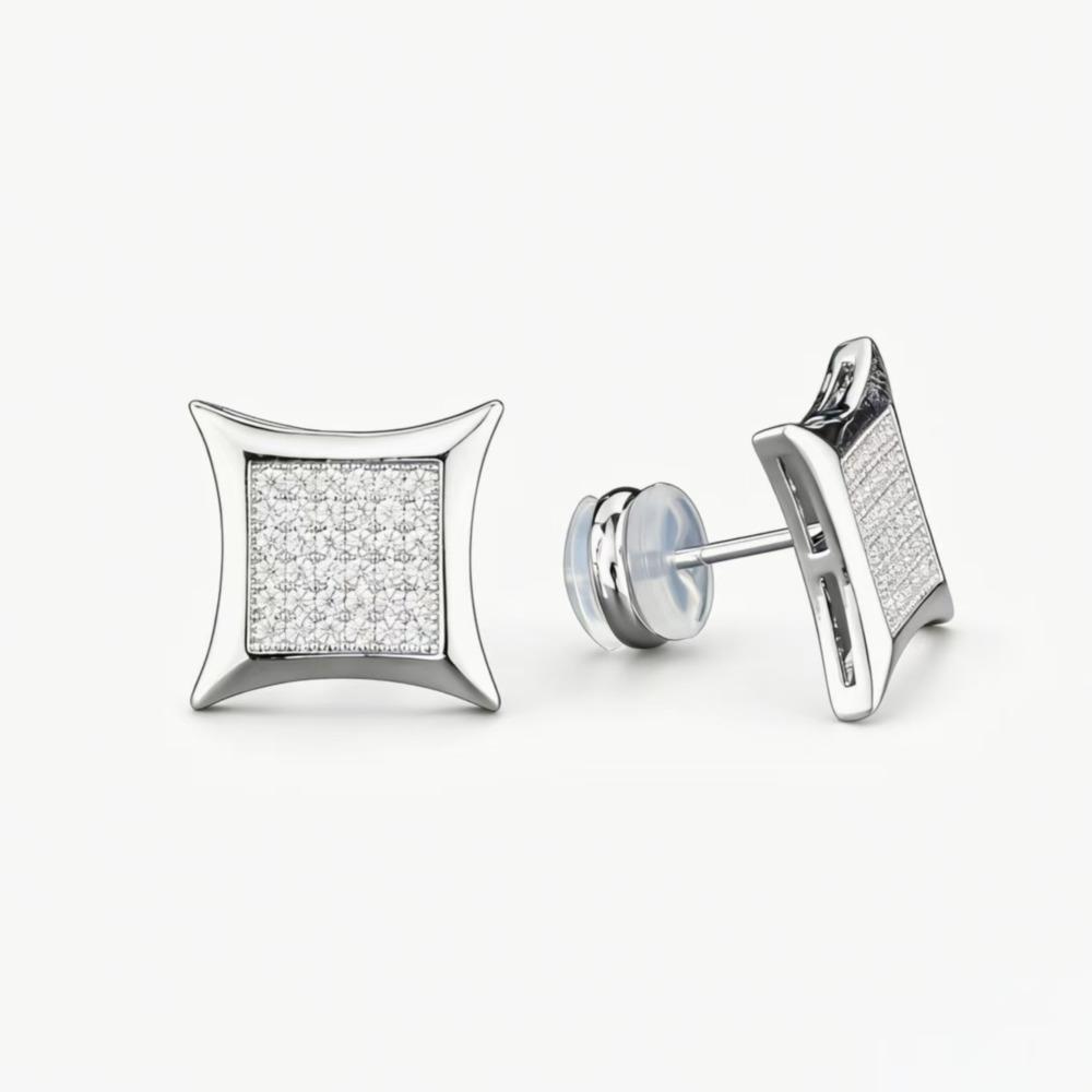 Square Iced Out Moissanite Stud Earrings Copper Hip Hop Jewelry For Men Women 1.1mm белый
Square Iced Out Moissanite Stud Earrings Copper Hip Hop Jewelry For Men Women 1.1mm белый