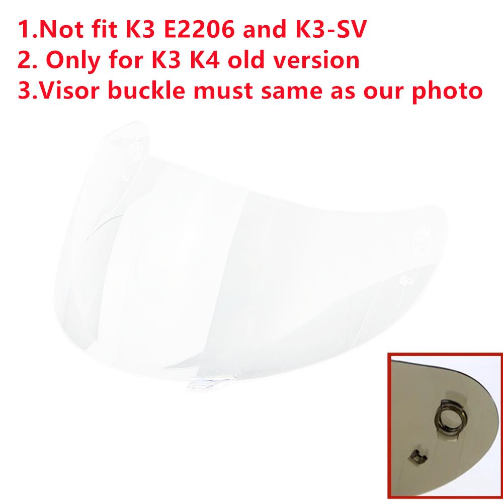 Helmet Visor for AGV Old K3 K4 Replacement Face Shield Anti Fog UV Protection Durable Polycarbonate Visière Moto Clear Vision чистый
Helmet Visor for AGV Old K3 K4 Replacement Face Shield Anti Fog UV Protection Durable Polycarbonate Visière Moto Clear Vision чистый