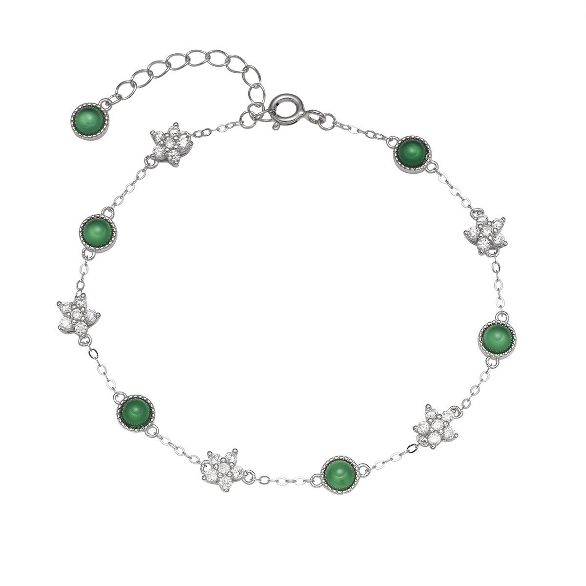 Браслет из натурального халцедона с инкрустацией из серебра 925 пробы, женская мода, небольшой, свежий источник моды 925 Silver
Браслет из натурального халцедона с инкрустацией из серебра 925 пробы, женская мода, небольшой, свежий источник моды 925 Silver