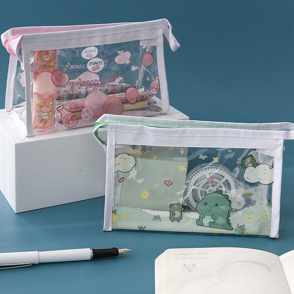 Transparent Children Large Capacity Stationery Bag Desktop Storage Bags Pencil Bag Pencil Pouch
Transparent Children Large Capacity Stationery Bag Desktop Storage Bags Pencil Bag Pencil Pouch