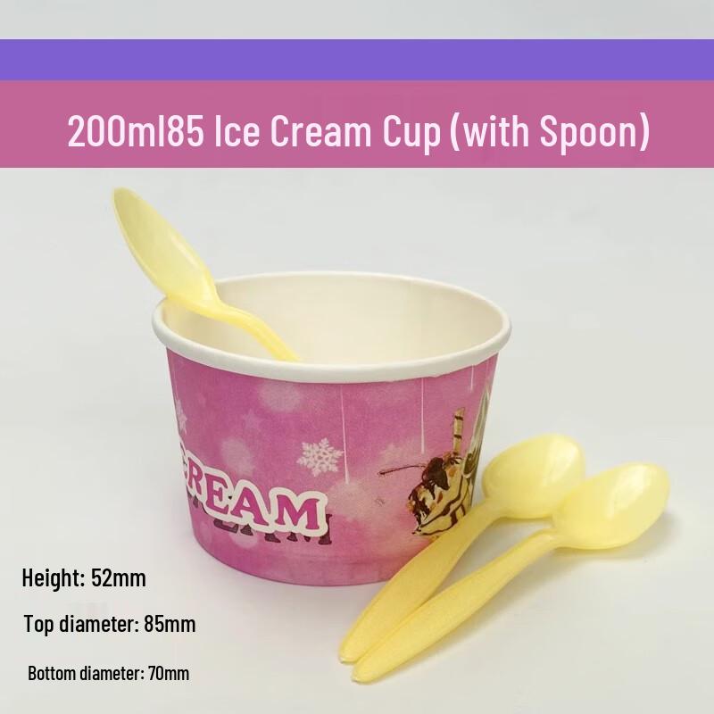 Disposable Ice Cream Paper Cups with Spoons
Disposable Ice Cream Paper Cups with Spoons