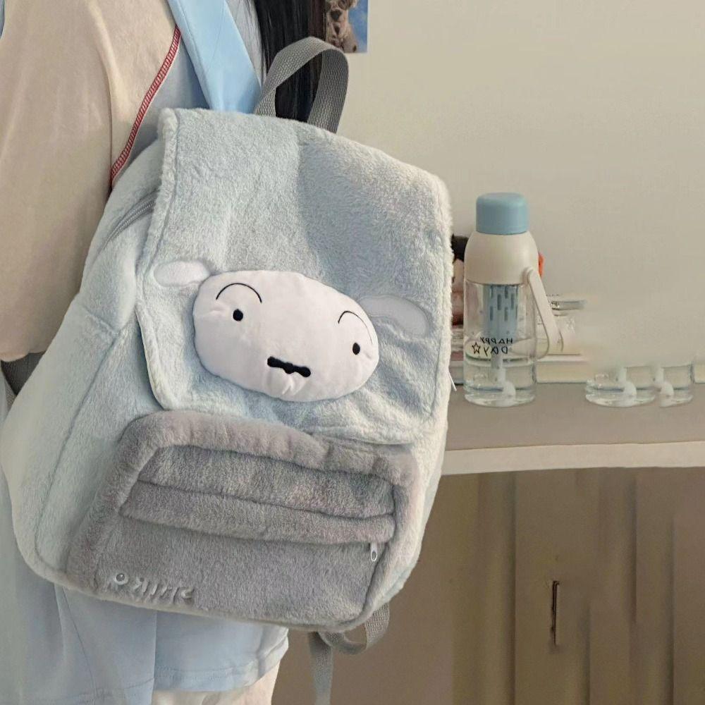 Large Capacity Anime Plush Backpack Soft Students School Bag Sweet Cartoon Fluffy Knapsack Outdoor синий
Large Capacity Anime Plush Backpack Soft Students School Bag Sweet Cartoon Fluffy Knapsack Outdoor синий