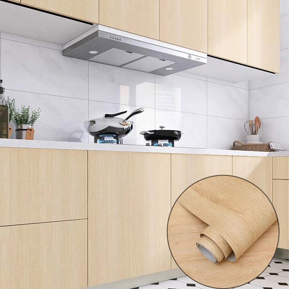 Self-adhesive Wall Wallpaper 40cm Oil Resistant Mold Resistant Moisture Resistant Wood Grain Cabinet Doors Home Decoration Desks 40CMx1M
Self-adhesive Wall Wallpaper 40cm Oil Resistant Mold Resistant Moisture Resistant Wood Grain Cabinet Doors Home Decoration Desks 40CMx1M