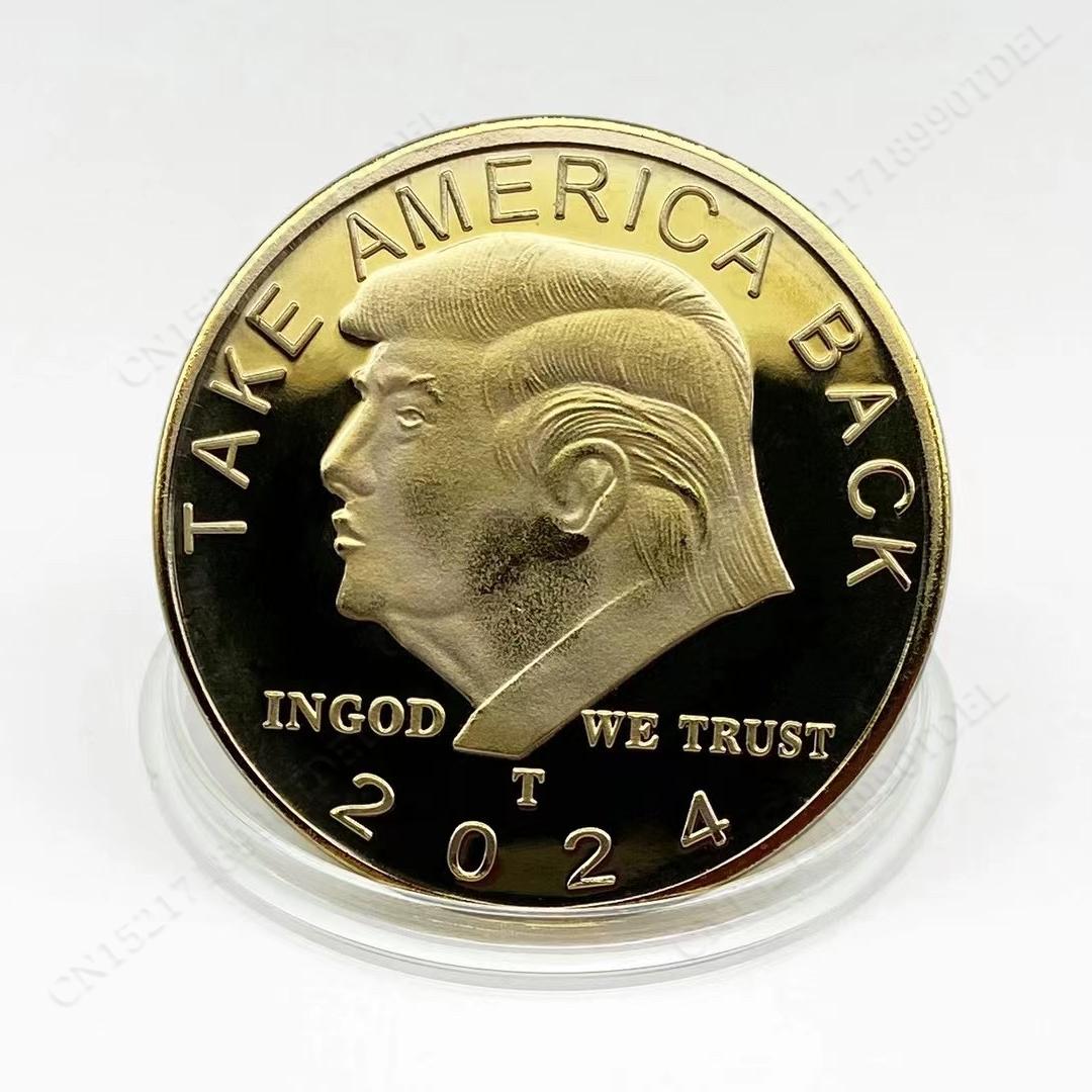 2 шт. памятная монета Трампа сувенирные монеты Американский орел золотой
2 шт. памятная монета Трампа сувенирные монеты Американский орел золотой