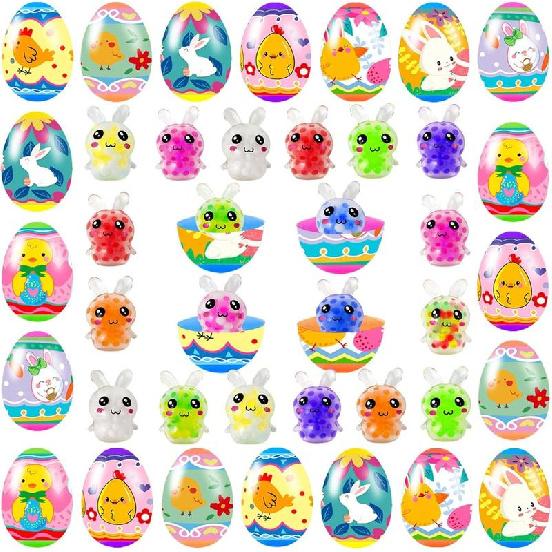 24 Pack Prefilled Easter Eggs with Squeeze Toys – Colorful Easter Stress Balls for Kids & Adults | Fun Easter Basket Stuffers, Party Favors & Egg Easter Bunny Squeeze Toys
24 Pack Prefilled Easter Eggs with Squeeze Toys – Colorful Easter Stress Balls for Kids & Adults | Fun Easter Basket Stuffers, Party Favors & Egg Easter Bunny Squeeze Toys