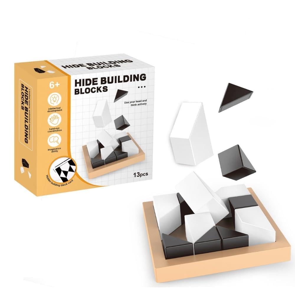 Ms.0 ABS Black and White Puzzle Brain Training 80 Questions 40 Card Sheets Level 5 Block Difficulty Educational Toy for Seniors
Ms.0 ABS Black and White Puzzle Brain Training 80 Questions 40 Card Sheets Level 5 Block Difficulty Educational Toy for Seniors
