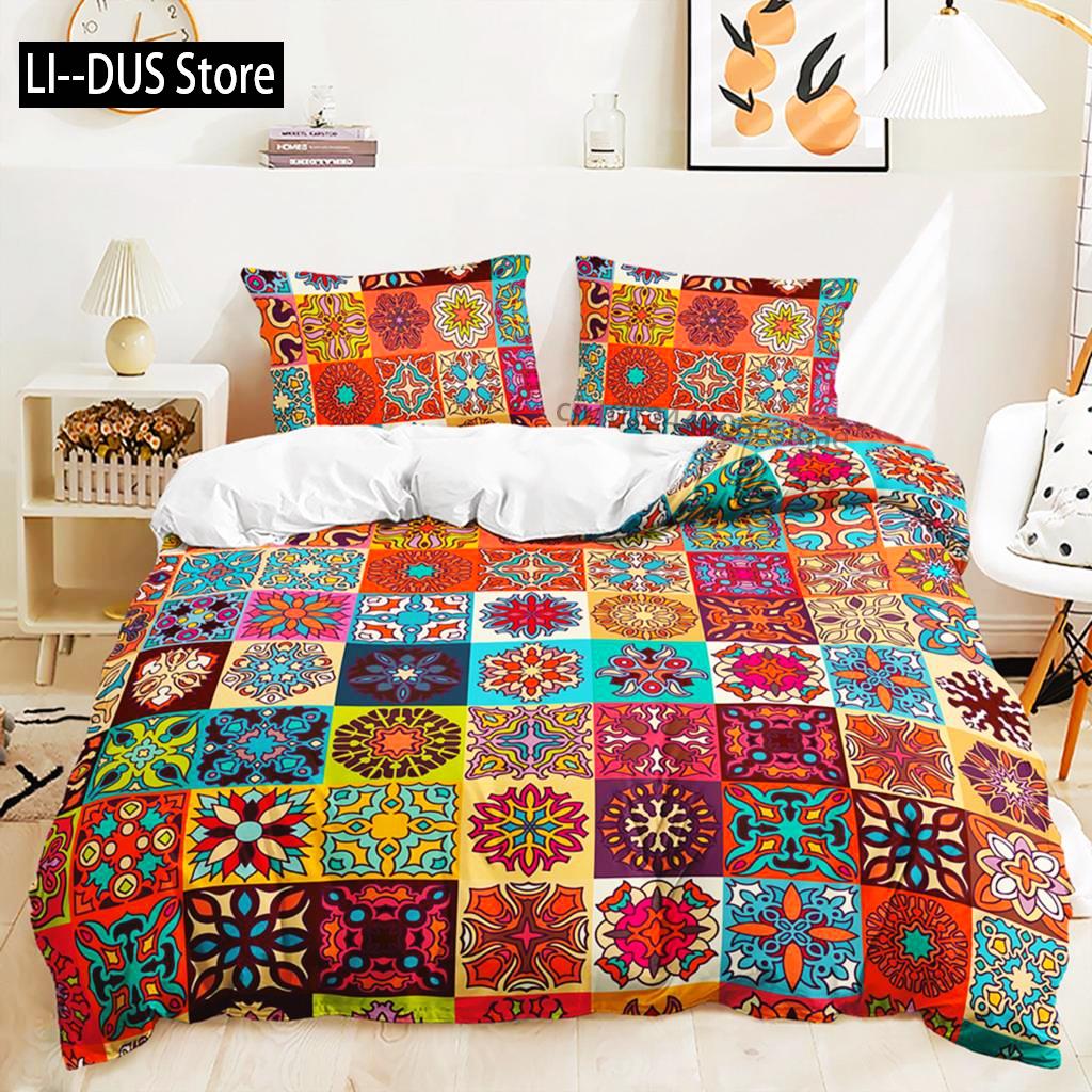 Comforter Bohemian Bedding Set Boho Flowers Exotic Nationality S Queen King For Woman Couple Bedroom Decorations Comforter (quilt)-EU Single(135*200cm)3pcs
Comforter Bohemian Bedding Set Boho Flowers Exotic Nationality S Queen King For Woman Couple Bedroom Decorations Comforter (quilt)-EU Single(135*200cm)3pcs