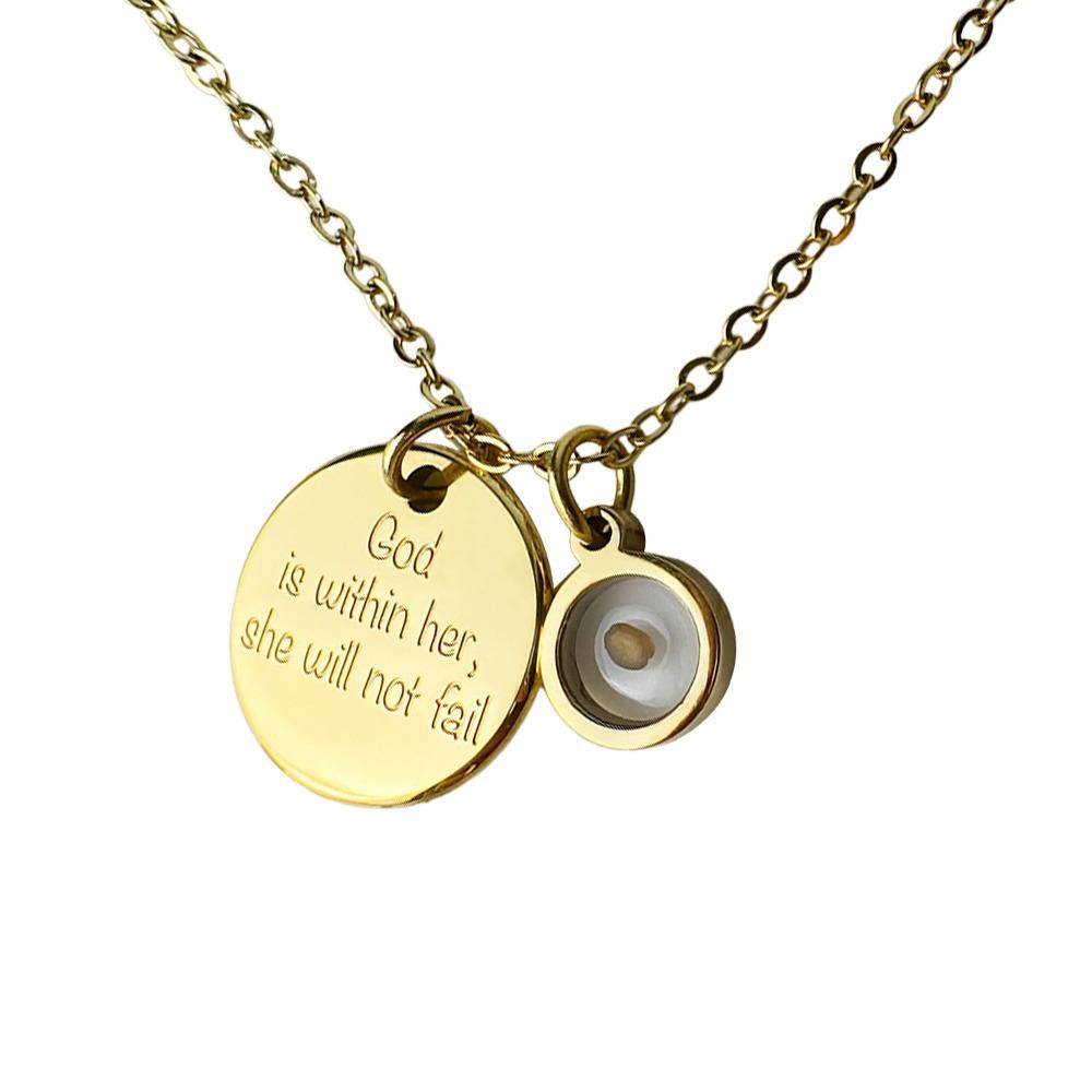 New Christian Gift Mustard Seed Gold Color Silver Color Pendant Rectangular Shape Stainless Steel Chain золотой
New Christian Gift Mustard Seed Gold Color Silver Color Pendant Rectangular Shape Stainless Steel Chain золотой