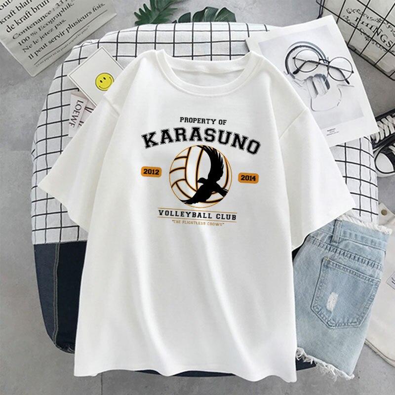 Oya Oya Haikyuu Harajuku Готическая футболка Женщины Японский волейбол Аниме Karasuno Tees Летняя уличная одежда Свободные короткие рукава Топы
Oya Oya Haikyuu Harajuku Готическая футболка Женщины Японский волейбол Аниме Karasuno Tees Летняя уличная одежда Свободные короткие рукава Топы