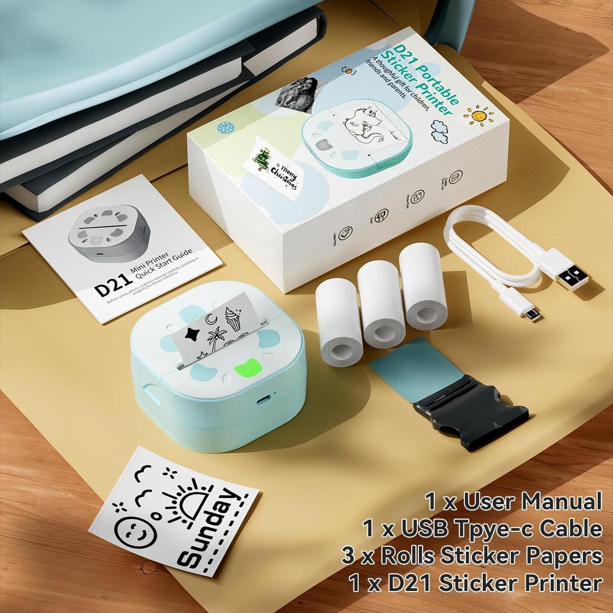 Портативний міні-термопринтер Bluetooth Без чорнила Для DIY Наліпок Етикеток Чеків Робочих Планів Для Пристроїв IOS Android Включає 3 Рулони Клейкого Паперу
Портативний міні-термопринтер Bluetooth Без чорнила Для DIY Наліпок Етикеток Чеків Робочих Планів Для Пристроїв IOS Android Включає 3 Рулони Клейкого Паперу