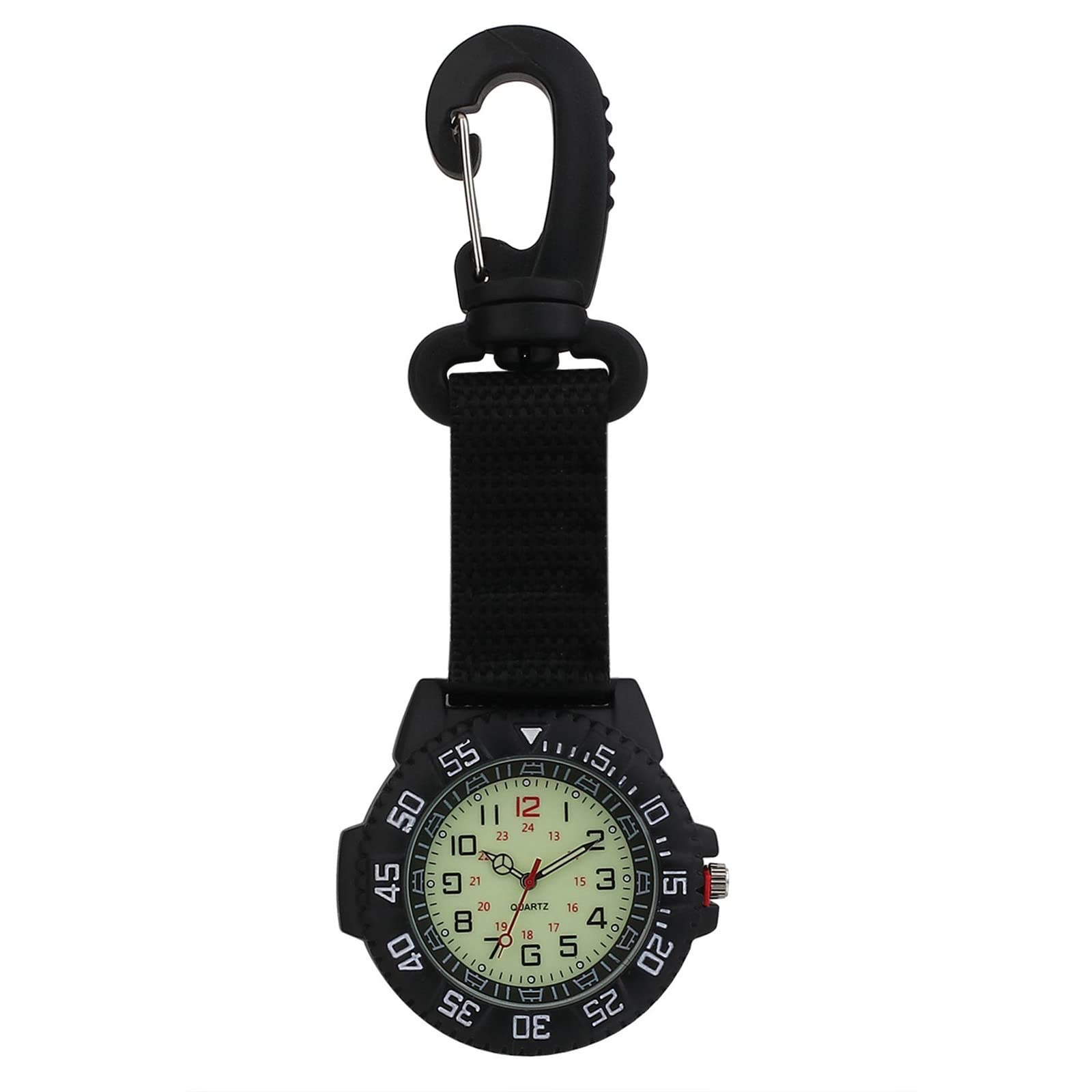 Clip Watch Keychain Carabiner Watch Pocket Watch Analog Nurse Watch 3ATM Waterproof Fashion Accessory
Clip Watch Keychain Carabiner Watch Pocket Watch Analog Nurse Watch 3ATM Waterproof Fashion Accessory