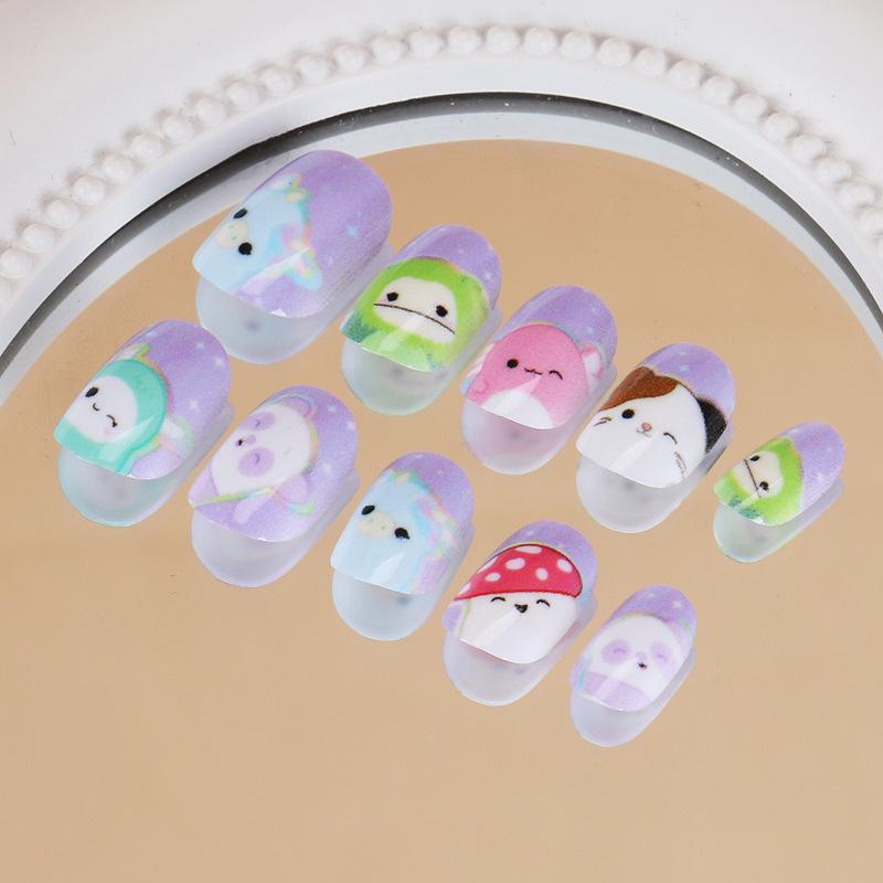 Children s Cute Cartoon Animal Rainbow Wearable Nail Art Set – 24 Removable False Nails UV Gel Version
Children s Cute Cartoon Animal Rainbow Wearable Nail Art Set – 24 Removable False Nails UV Gel Version