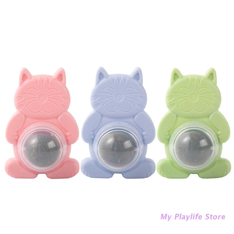Natural Silvervine Balls Rotatable Catnip Wall Ball Toy Relieving Stress Kitty Catnip Toys Cute & Kitten Toys for Indoor зелёный
Natural Silvervine Balls Rotatable Catnip Wall Ball Toy Relieving Stress Kitty Catnip Toys Cute & Kitten Toys for Indoor зелёный