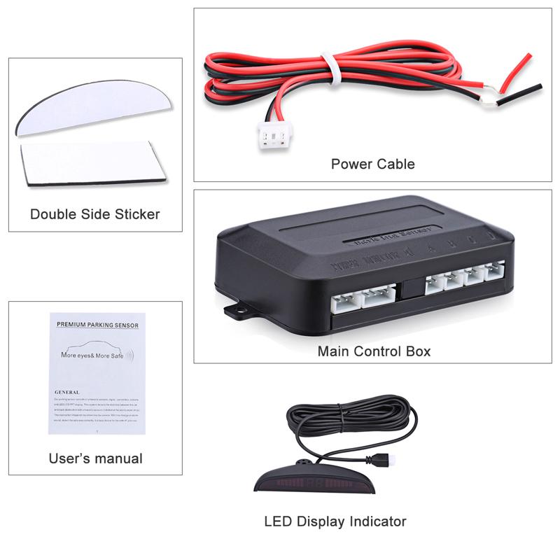 YASOKRO Car Parktronic LED Parking Sensor Controller Backlight Display Reverse Backup Radar Monitor Detector System Host 12V-24V 4 interfaces host
YASOKRO Car Parktronic LED Parking Sensor Controller Backlight Display Reverse Backup Radar Monitor Detector System Host 12V-24V 4 interfaces host