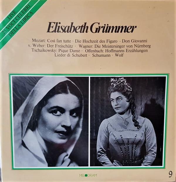 LP Record ELISABETH GRMMER Elisabeth Grummer Live MEL083 Melodram Italy Classical Used
LP Record ELISABETH GRMMER Elisabeth Grummer Live MEL083 Melodram Italy Classical Used