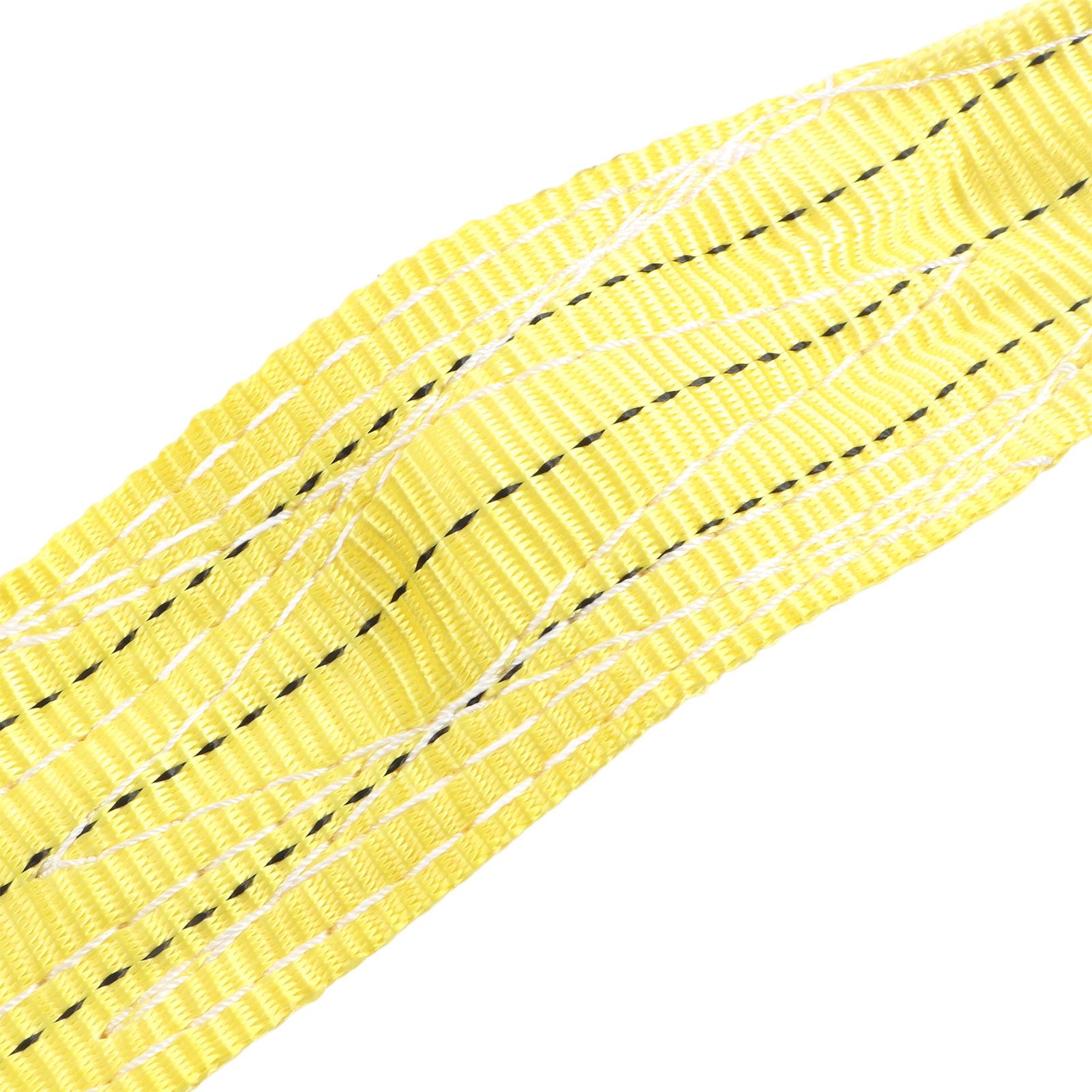 3T Плоский подъемный строп с двойными пряжками Полиэстеровый строп для промышленного крана 2 метра