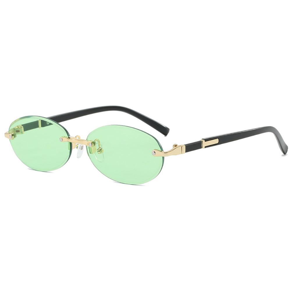 Popular Rimless Oval Sunglasses Fashion Women Men Y2K Frameless Sun Glasses UV400 Shades Summer Outdoor Traveling Gafas De Sol зелений
Popular Rimless Oval Sunglasses Fashion Women Men Y2K Frameless Sun Glasses UV400 Shades Summer Outdoor Traveling Gafas De Sol зелений