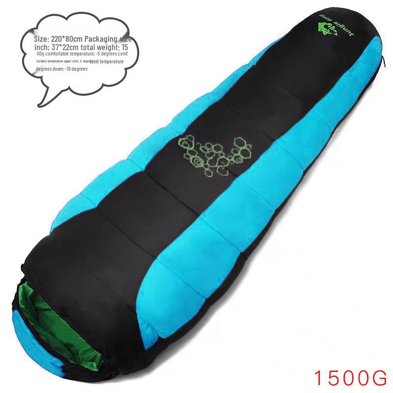 JUNGLE KING Winter Camping Mummy Sleeping Bag, 1500g, for Outdoor Mountaineering
JUNGLE KING Winter Camping Mummy Sleeping Bag, 1500g, for Outdoor Mountaineering