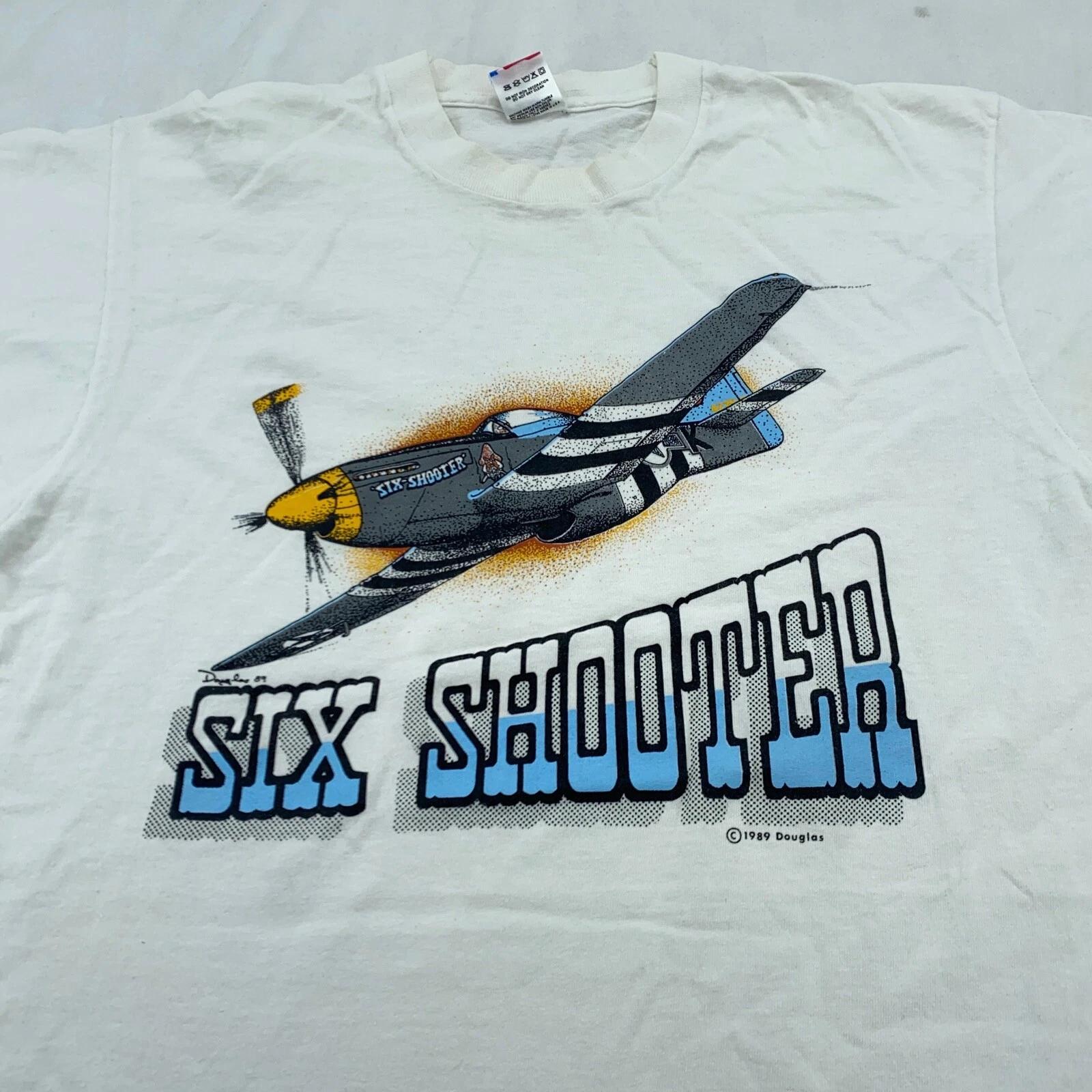 vintage 90s SIX SHOOTER AIRPLANE CARTOON T-Shirt M plane 4XL
vintage 90s SIX SHOOTER AIRPLANE CARTOON T-Shirt M plane 4XL