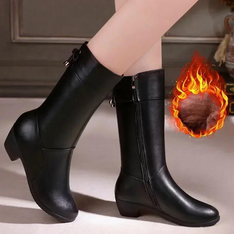 Fashion 2024 Hot Sale Shoes for Women Side Zipper Women Boots Winter Pointed Toe Plush Fleece for Warmth Solid Middle Tube Knight Boots 35 чёрный
Fashion 2024 Hot Sale Shoes for Women Side Zipper Women Boots Winter Pointed Toe Plush Fleece for Warmth Solid Middle Tube Knight Boots 35 чёрный