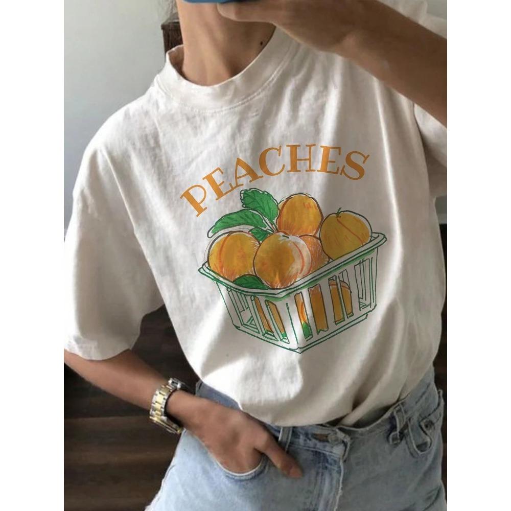 Vintage Peaches Printed Graphic Tees Women Cute Aesthetic T-Shirts Short Sleeve Retro Grunge Tops Clothes Y2k Oversized T Shirt XXXL білий
Vintage Peaches Printed Graphic Tees Women Cute Aesthetic T-Shirts Short Sleeve Retro Grunge Tops Clothes Y2k Oversized T Shirt XXXL білий