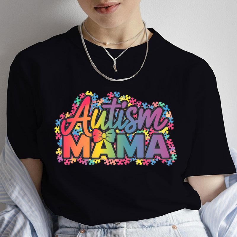 Colorfull Autism Mama T-Shirt for Unisex Rainbow Puzzle Coquette Bow Graphic Y2k Tops Casual Short Sleeve Tees Female Clothing S
Colorfull Autism Mama T-Shirt for Unisex Rainbow Puzzle Coquette Bow Graphic Y2k Tops Casual Short Sleeve Tees Female Clothing S