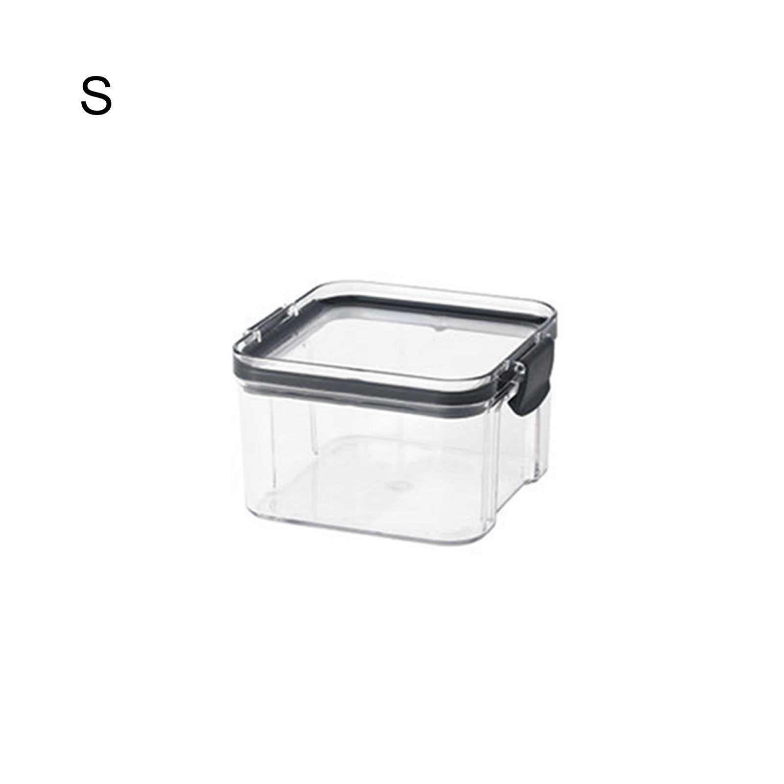 Влагонепроницаемая крышка контейнера для хранения Прозрачная банка Штабелируемая герметичная S
